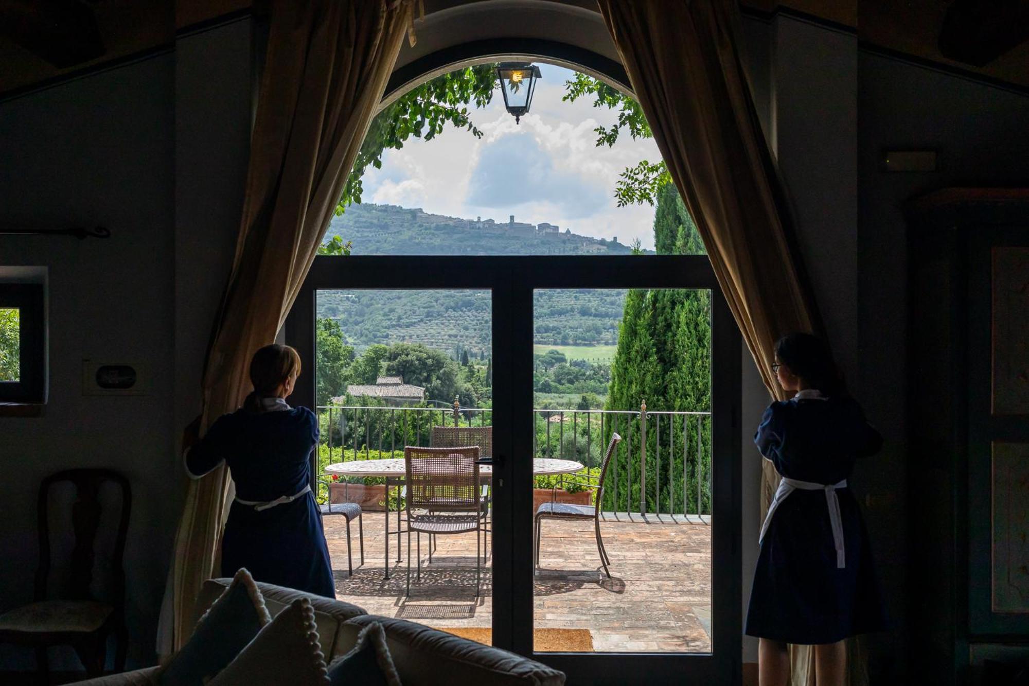 Il Falconiere Relais & Spa กอร์โตนา ภายนอก รูปภาพ